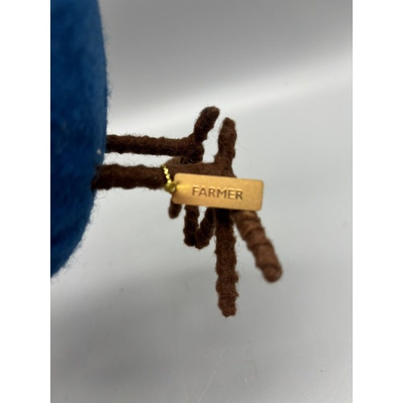 Target Spritz 2017 Featherly Friends FARMER Fall Harvest‎ Fabric Bird Figurine - Picture 5 of 7